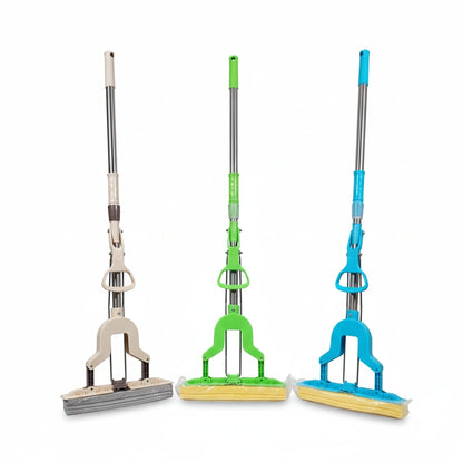 DustNGo Magic Mop – Butterfly Sponge Mop with Easy Squeeze Handle