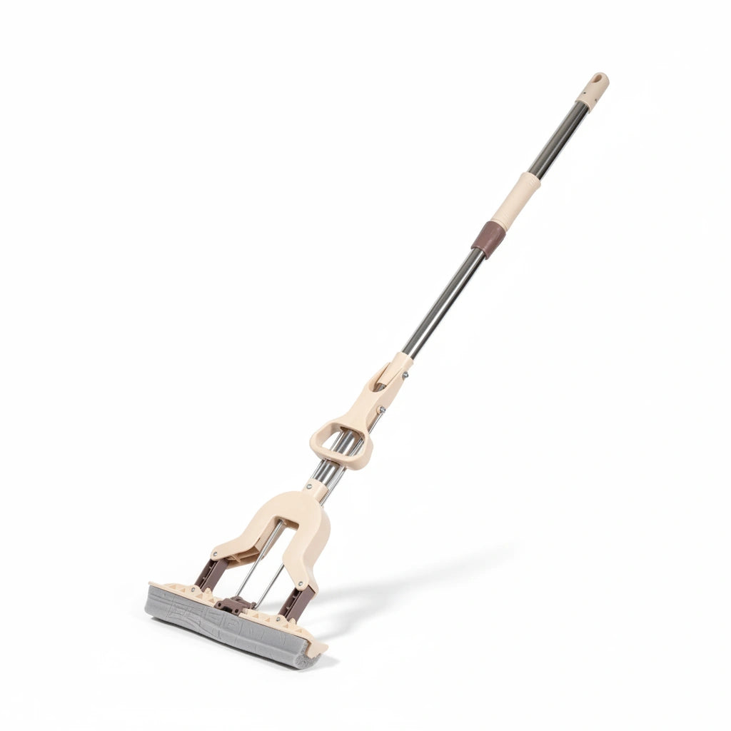 DustNGo Magic Mop – Butterfly Sponge Mop with Easy Squeeze Handle