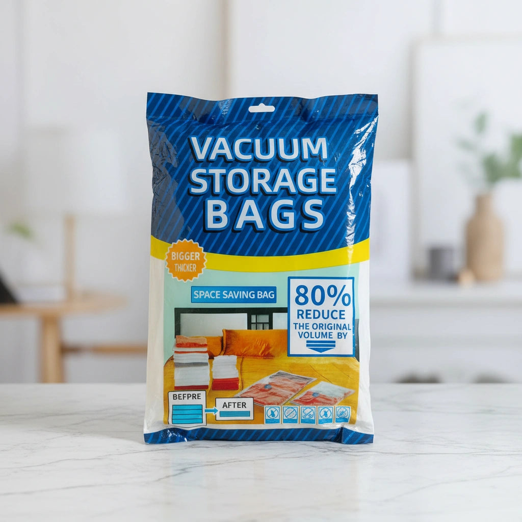 DustNGo Vacuum Storage Bags – Space Saving Bags with Hand Pump