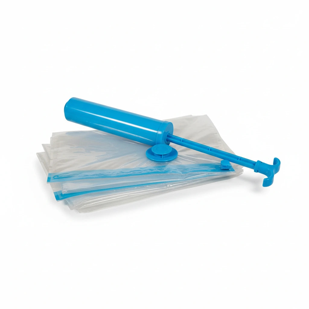 DustNGo Vacuum Storage Bags – Space Saving Bags with Hand Pump